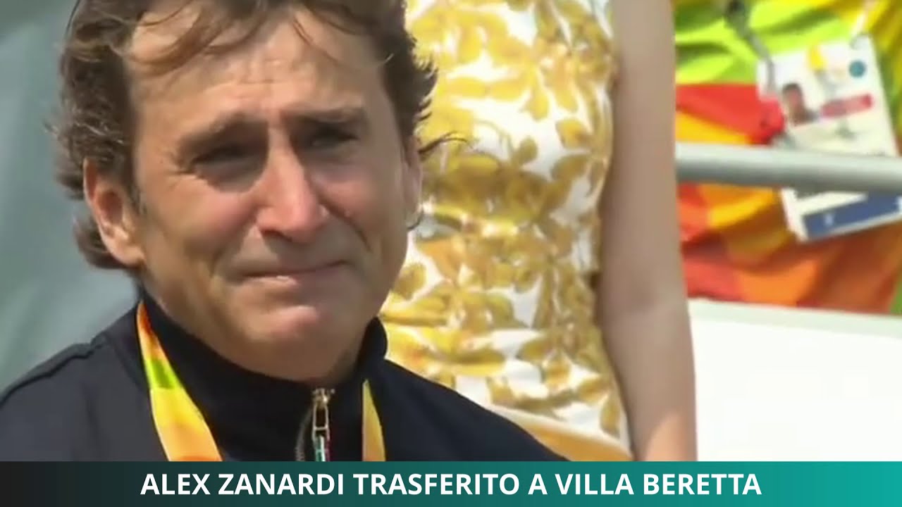 Alex Zanardi trasferito a Villa Beretta