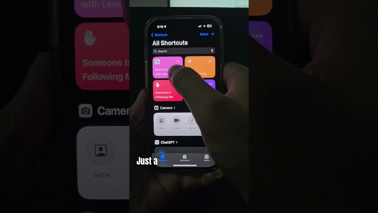 Нажмите &laquo;Поиск&raquo; на iPhone (убедитесь, что вы добавили приложение Google на свой iPhone)