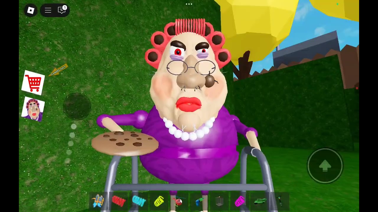 #roblox побег от Бабушки Женя чай