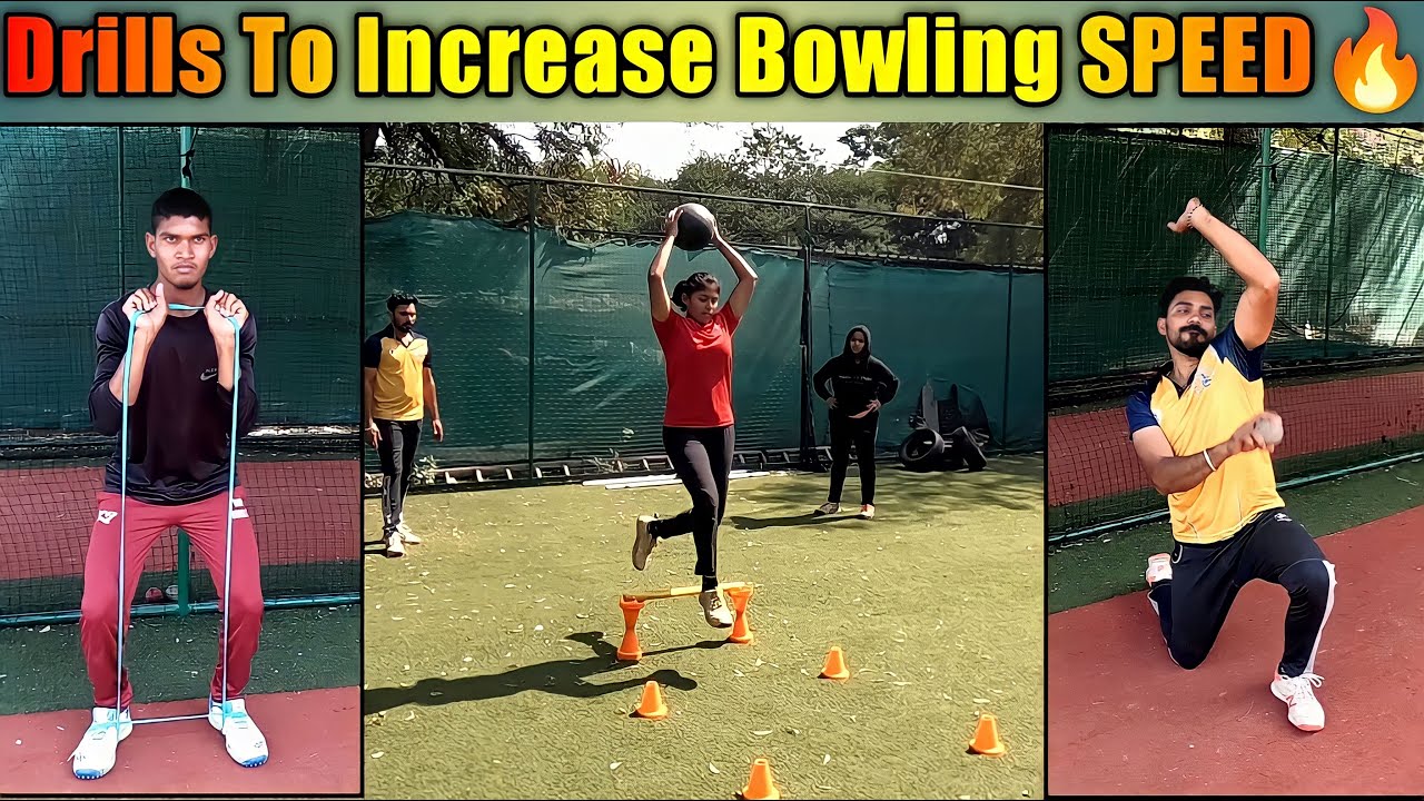 Increase Bowling speed | fast bowling speed drills | best drills for fast bowlers #cricket #trending