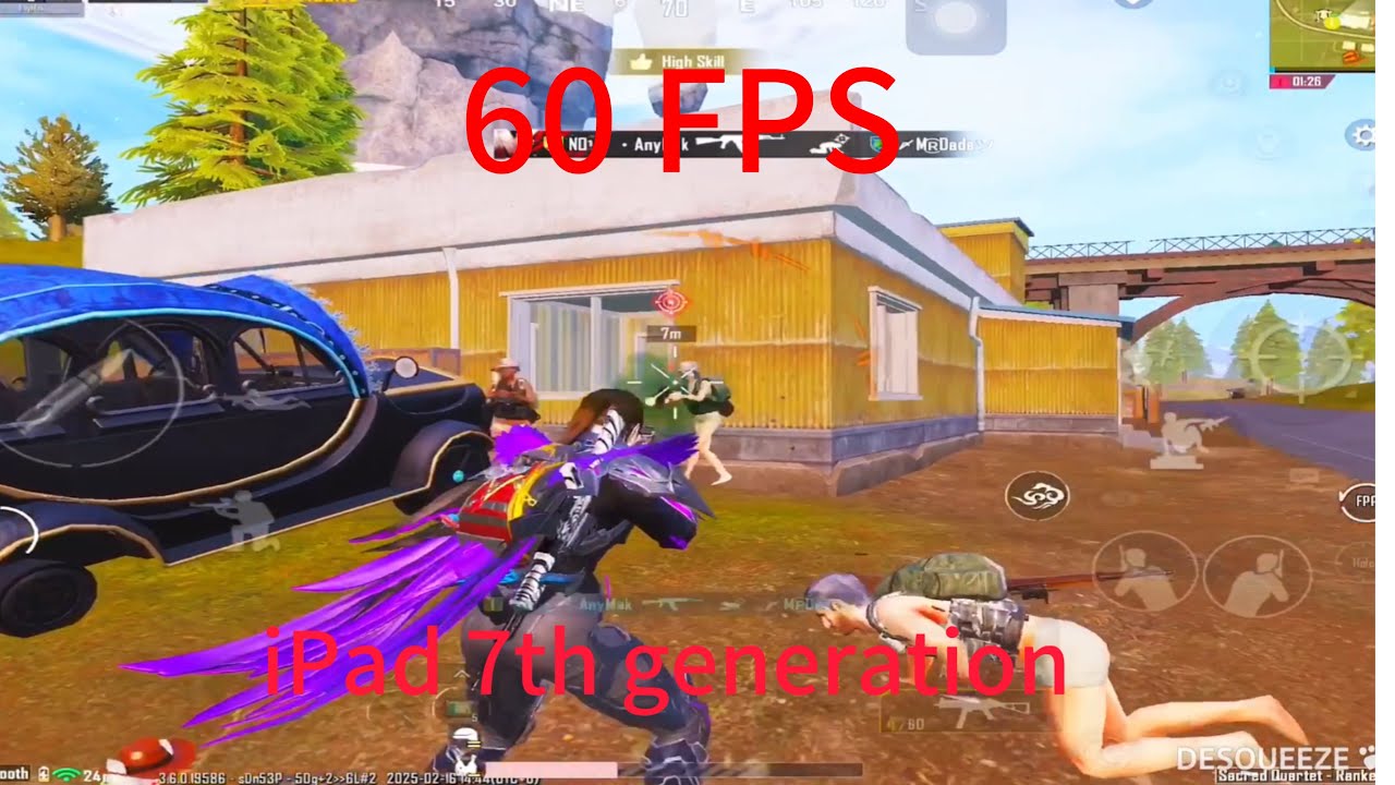 iPad 7th generation PUBG mobile test in 2025