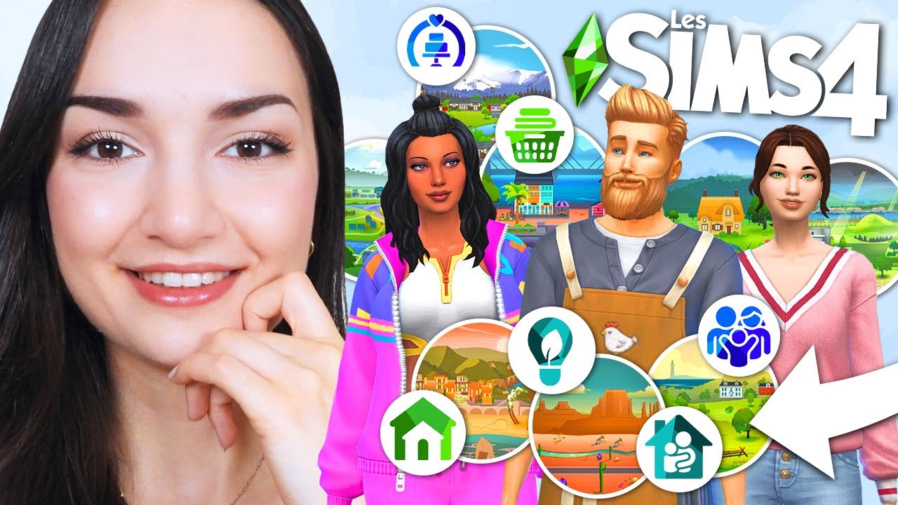 1 SIM = 1 PACK (on redécouvre des packs !) 👀 | Challenge Sims 4