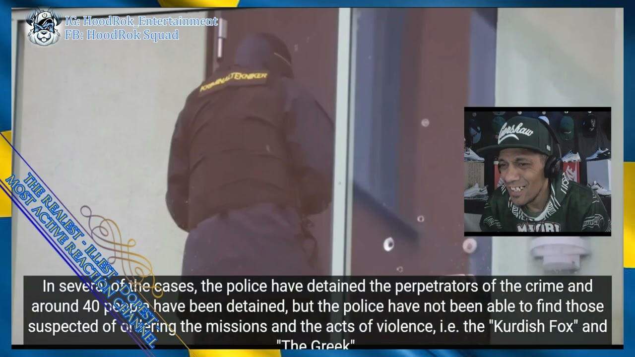 Swedish Reaction: Gang Warfare Capital of Europe 2023 Stockholm Sweden (HD Version Still Processing)