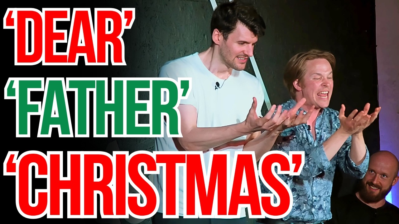 DEAR SANTA | The LETTERS Game (They can only speak one word at a time)