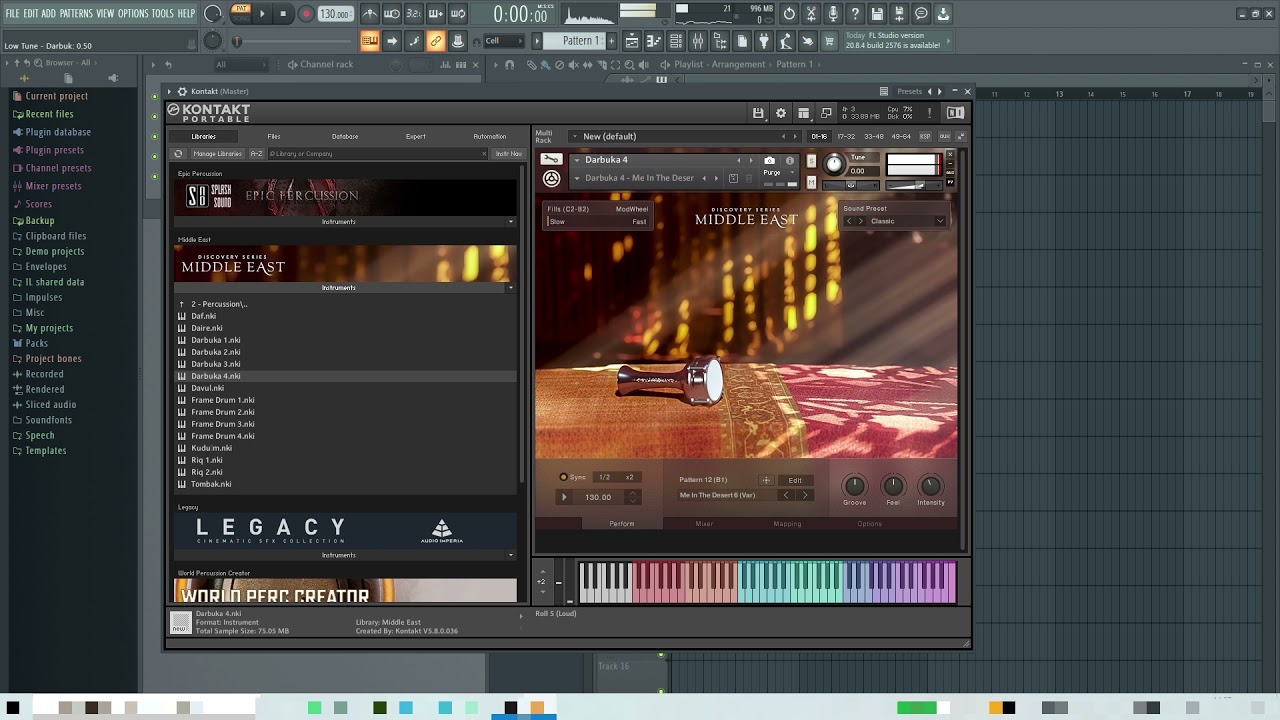 Native Instruments - Discovery Series Middle East - KONTAKT library - sound check (no talking)