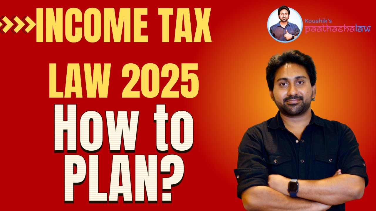 NEW INCOME TAX LAW 2025💰 - APPLICABILITY FOR CA INTER AND FINAL - MUST WATCH
