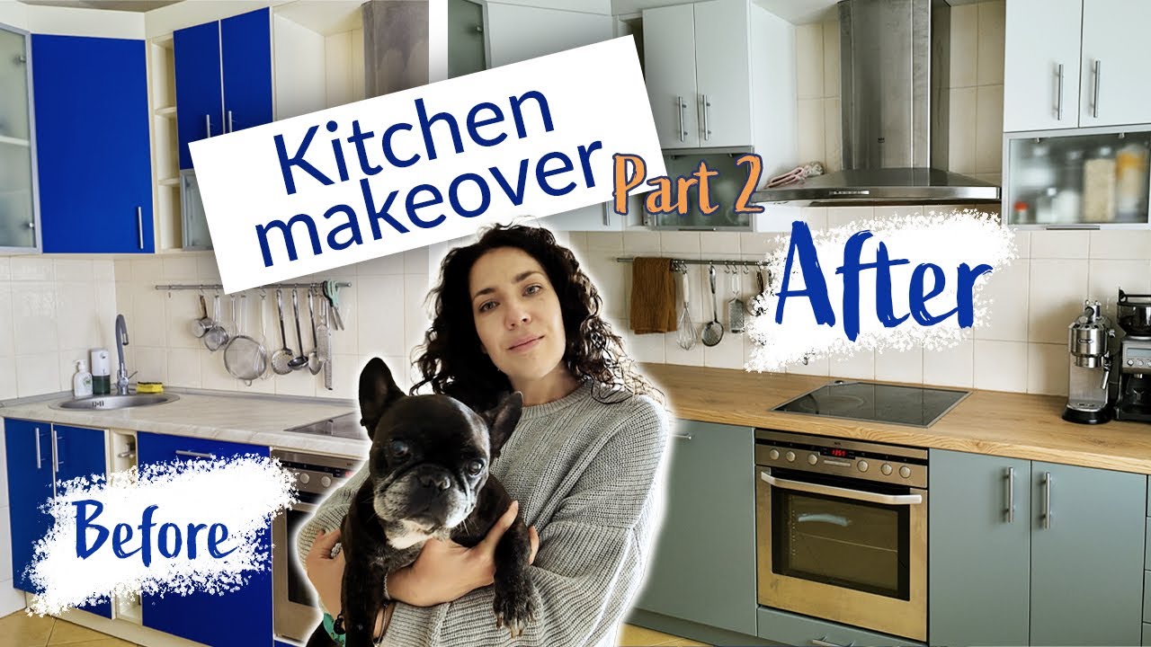 Kitchen Makeover Complete | DIY Kitchen Cabinet Painting (Part 2)
