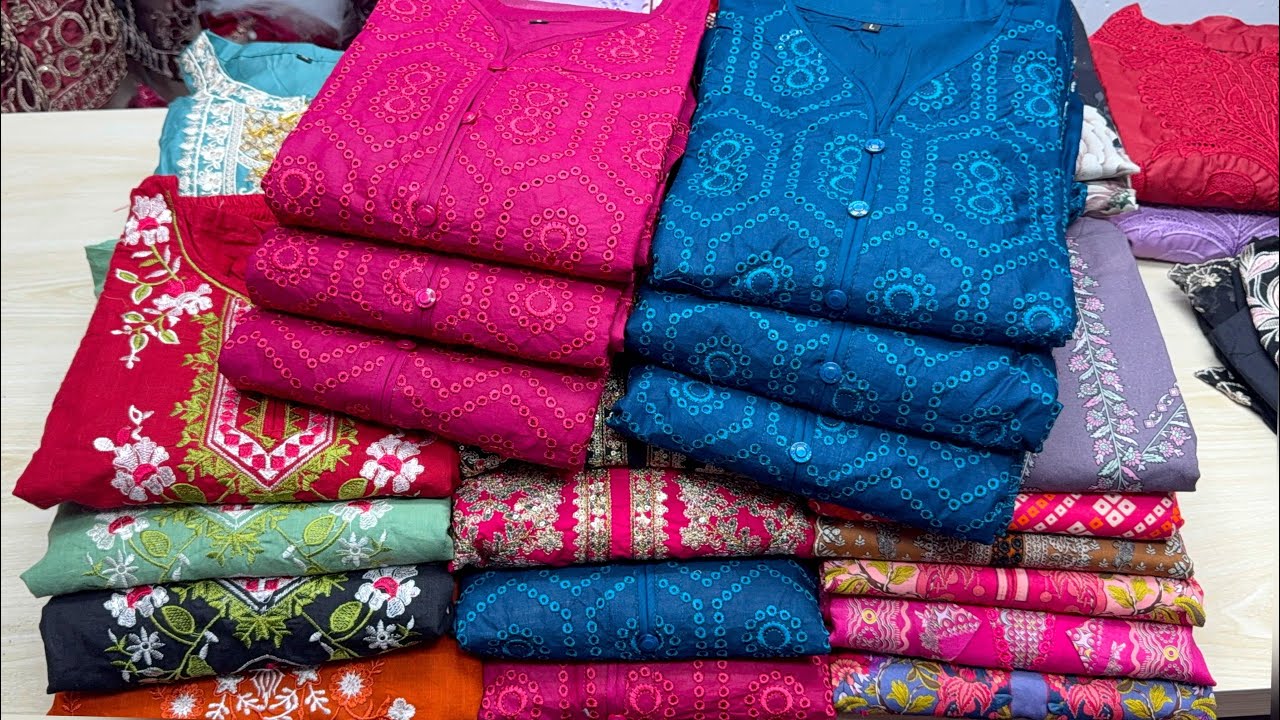পাকিস্তানি বুটিক ডিজাইনের রেডিমেড কটন থ্রিপিস/জমজম সুইস কটনের থ্রিপিস/ফারসি সেলোয়ার দিয়ে কোর্ডস সেট 
