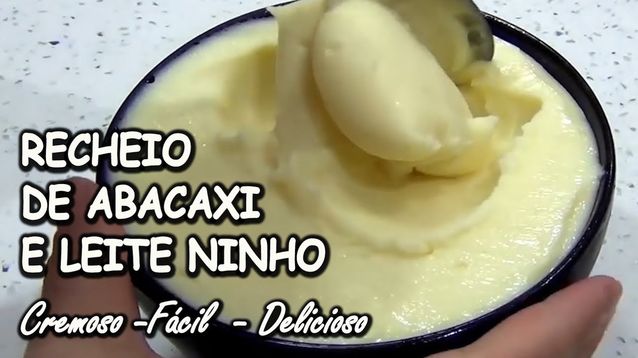 O VERDADEIRO RECHEIO DE ABACAXI E LEITE NINHO ( para rechear bolos - bolo no pote - trufas...)