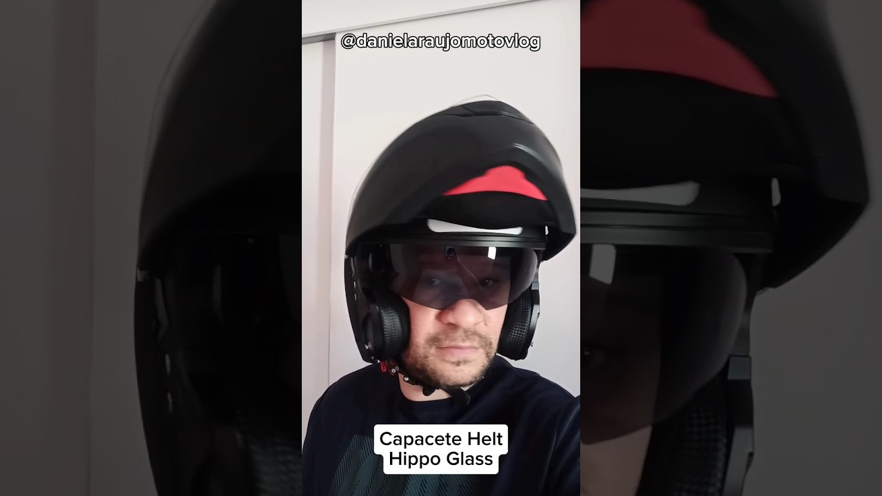 Capacete bom e barato - conhe&ccedil;a o Helt Hippo Glass #motovlog #capacete #shorts
