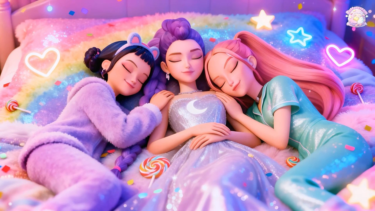 Sleep Better in 3 Min 💫 KPop Demon Hunters 🎶 Reduce Stress, Anxiety & Calm the Mind with Huntrix