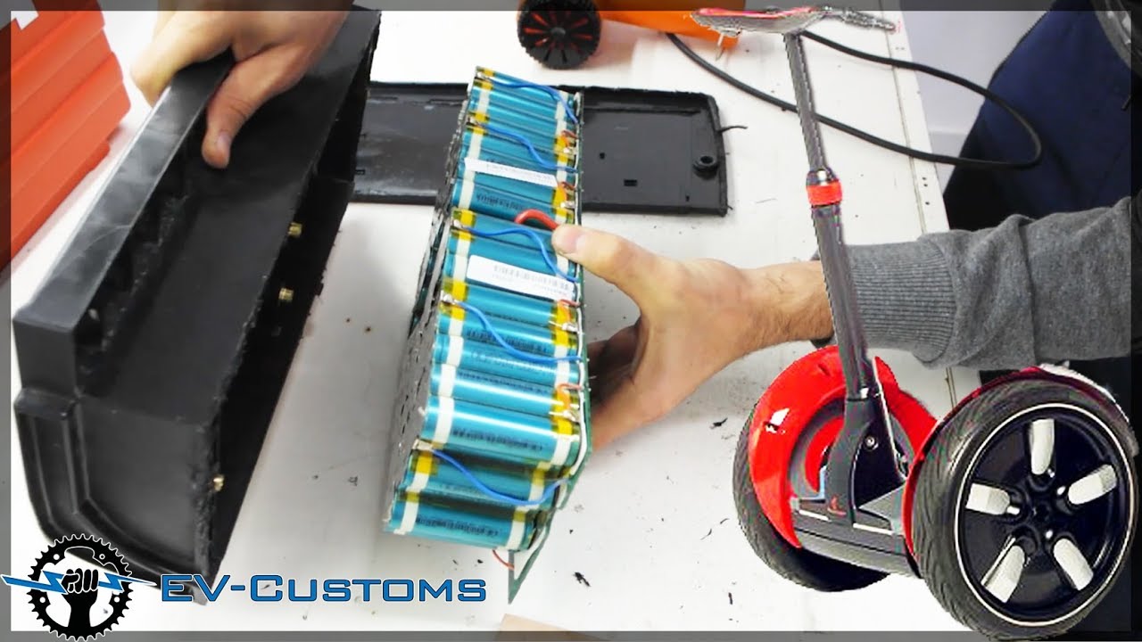 How To Open SEGWAY Battery Pack 72V 5.2A LiFePo4 cells 3.2Volts