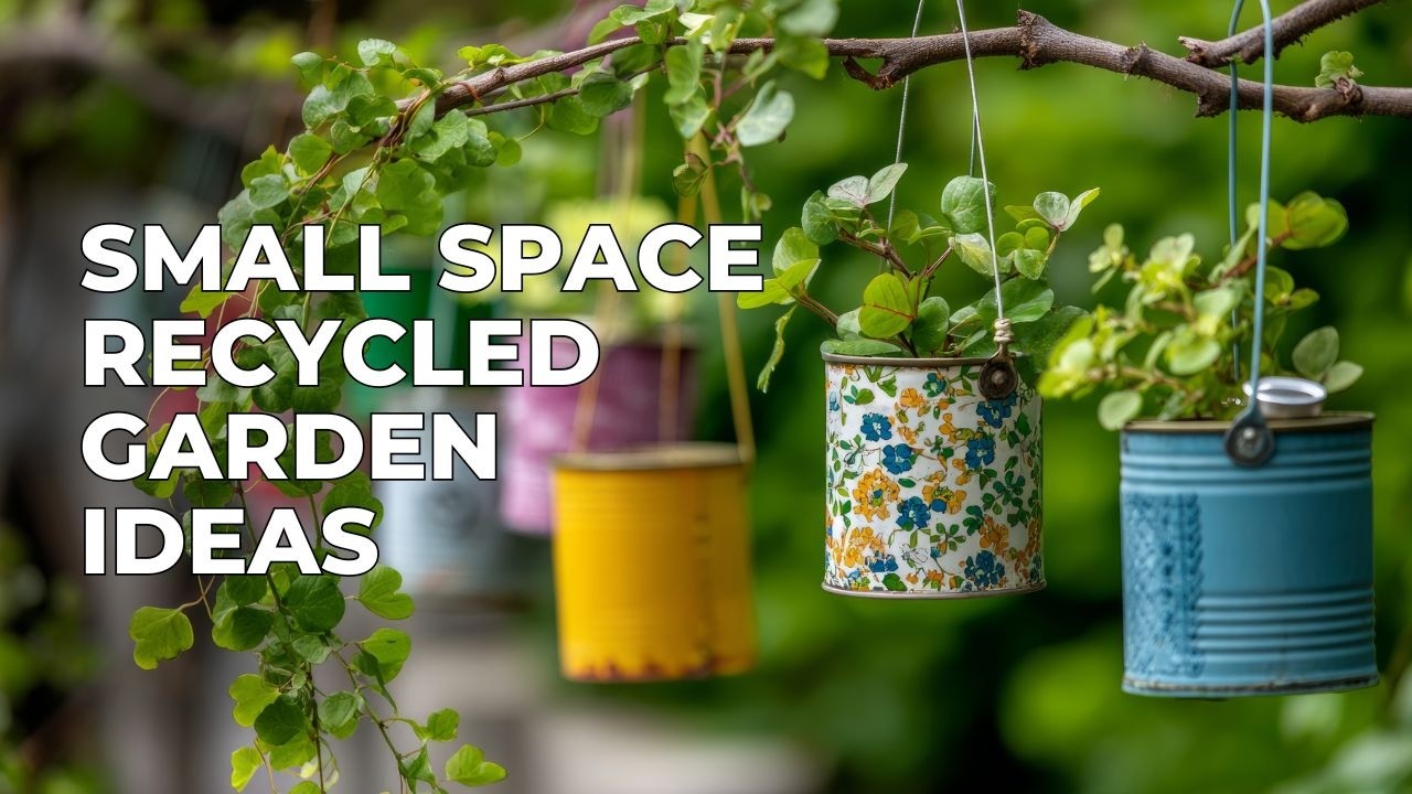 DIY Garden Ideas Using Recycled Materials for Small Space Garden Makeovers