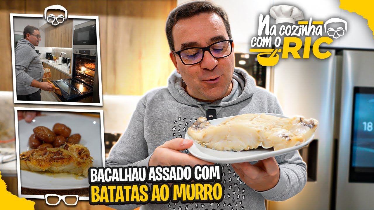 BACALHAU ASSADO COM BATATAS AO MURRO | #2 NA COZINHA COM O RIC