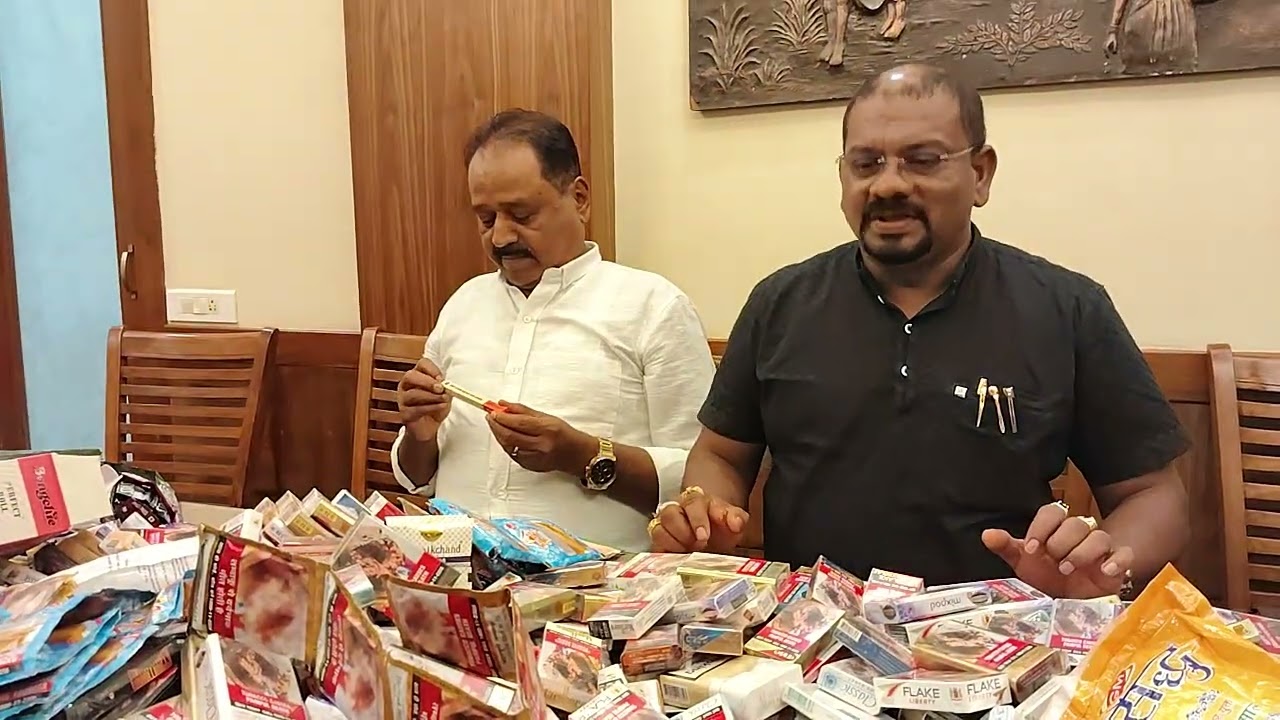 Calangute panchayat sarpanch and Secretary given detail's of raids on tobacco products and gutka.