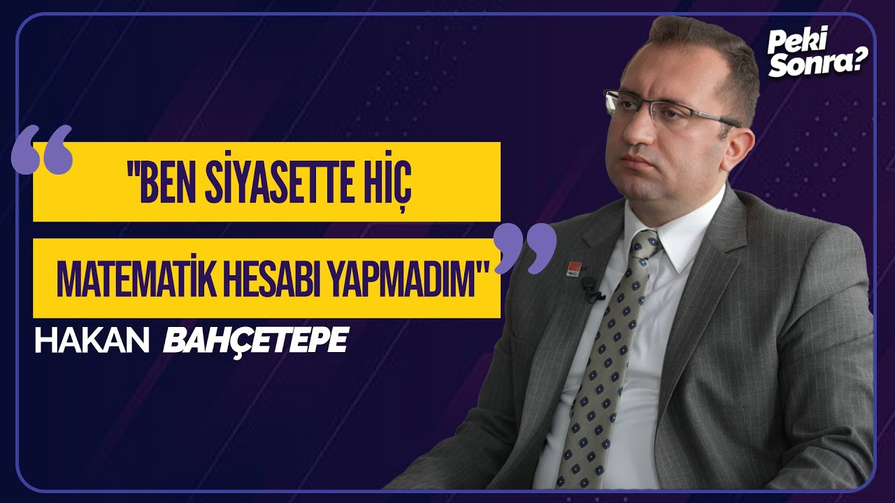 Hakan Bahçetepe | CHP Gaziosmanpaşa Belediye Başkan Adayı | 
