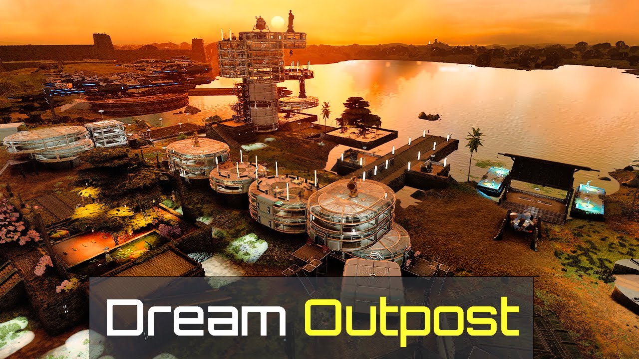 New Atlantis Outpost Rebuild - Little Town Tour - STARFIELD Outpost Penthouse