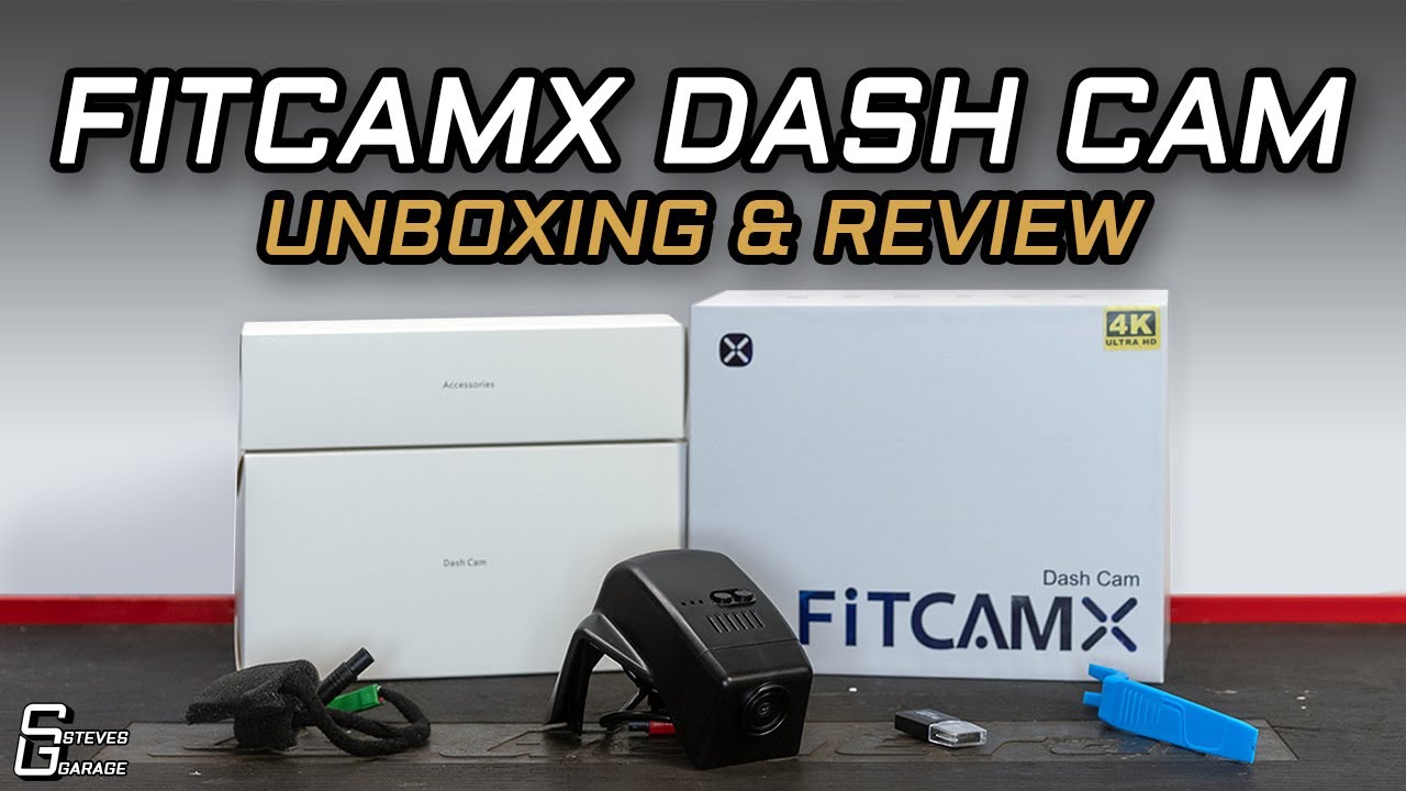 FITCAMX Integrated Dash Cam Unboxing and Review
