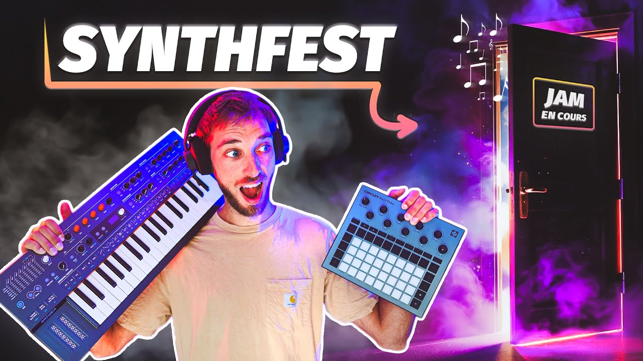 Synthfest 2025 | Jam CLANDESTIN au plus grand salon du synth&eacute; 😱