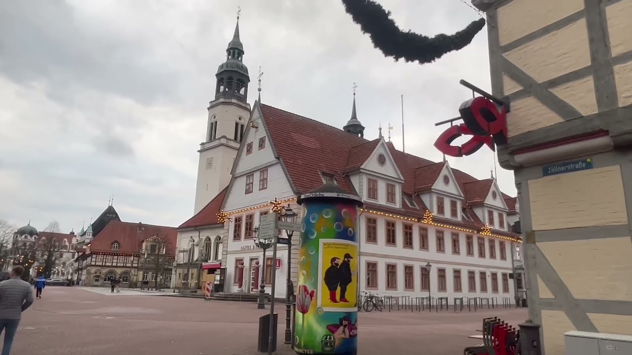 НЕМЕЦКИЙ ГОРОДОК CELLE / ЦЕЛЕ 🎄ФАХВЕРКОВЫЕ ДОМИКИ И СТАРИННЫЕ ЗАМКИ 🏰 ЧАСТЬ 1. #германия #туризм