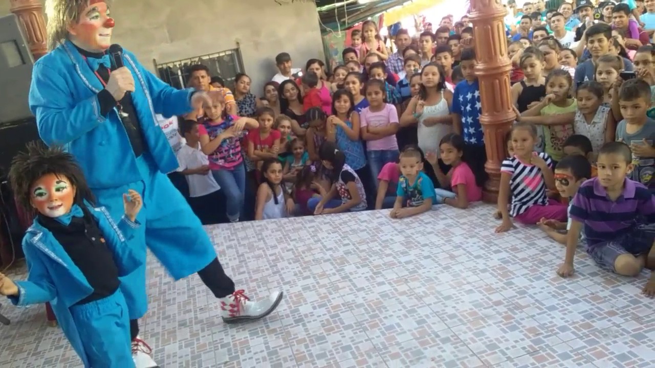 Payaso Cidy con Aparicion en Potrerillo Chalatenango