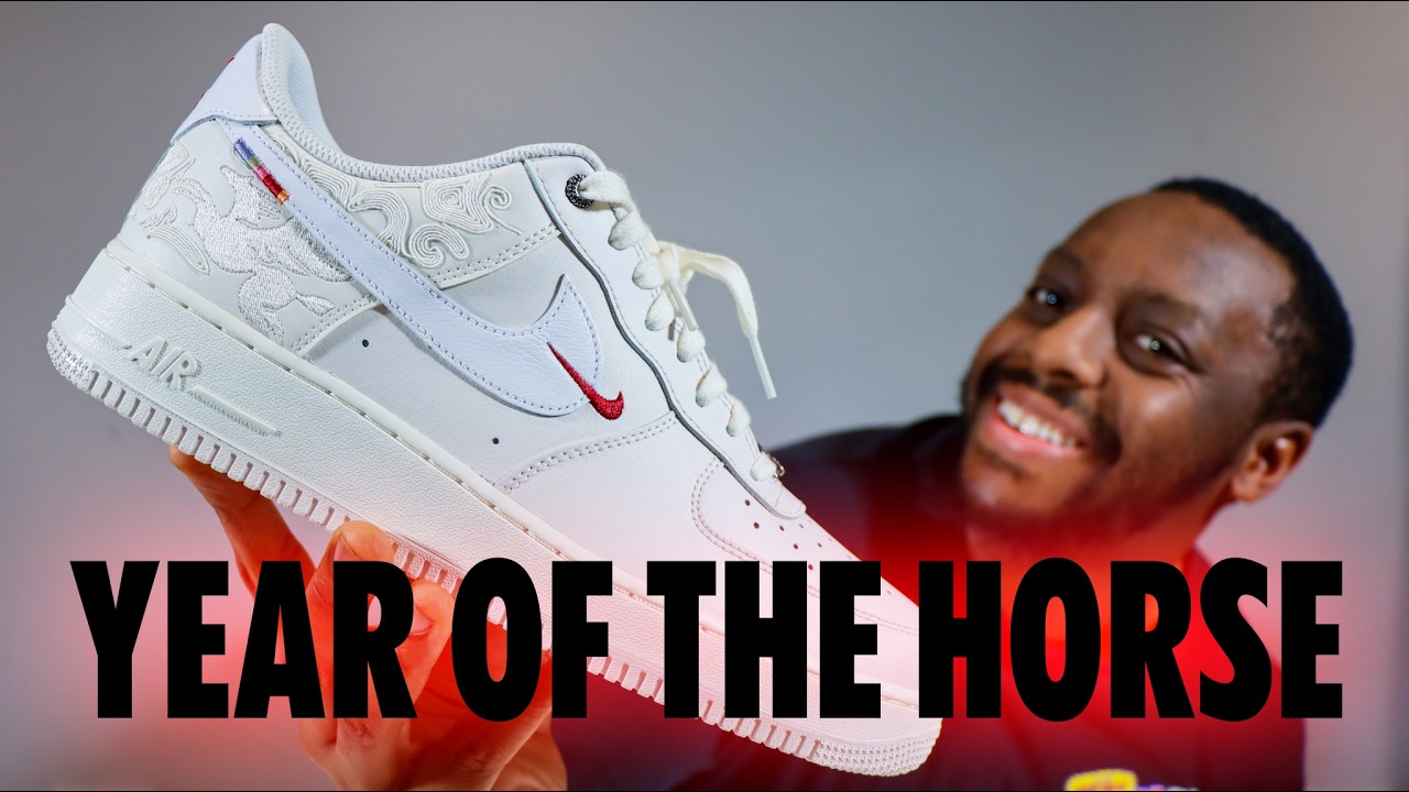 Air Force 1 Lunar New Year Horse YOTH Schopes On Foot Review QuickSchopes 893 Schopes IQ1119 011