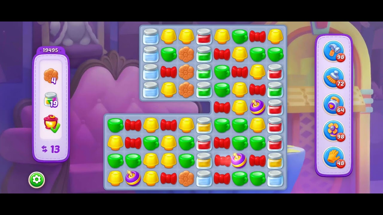 Homescapes Level 19495 Hard