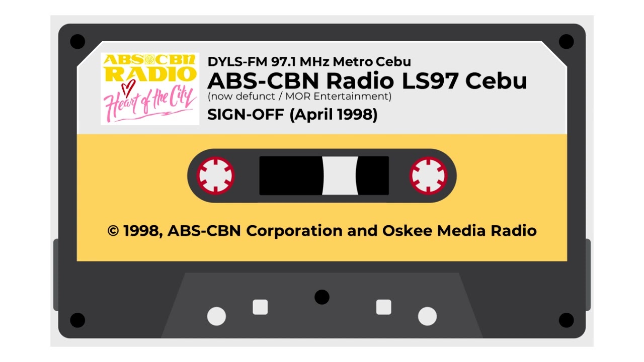 DYLS-FM 97.1 MHz - ABS-CBN Radio LS97 Cebu (Sign-off) [APR-1998]