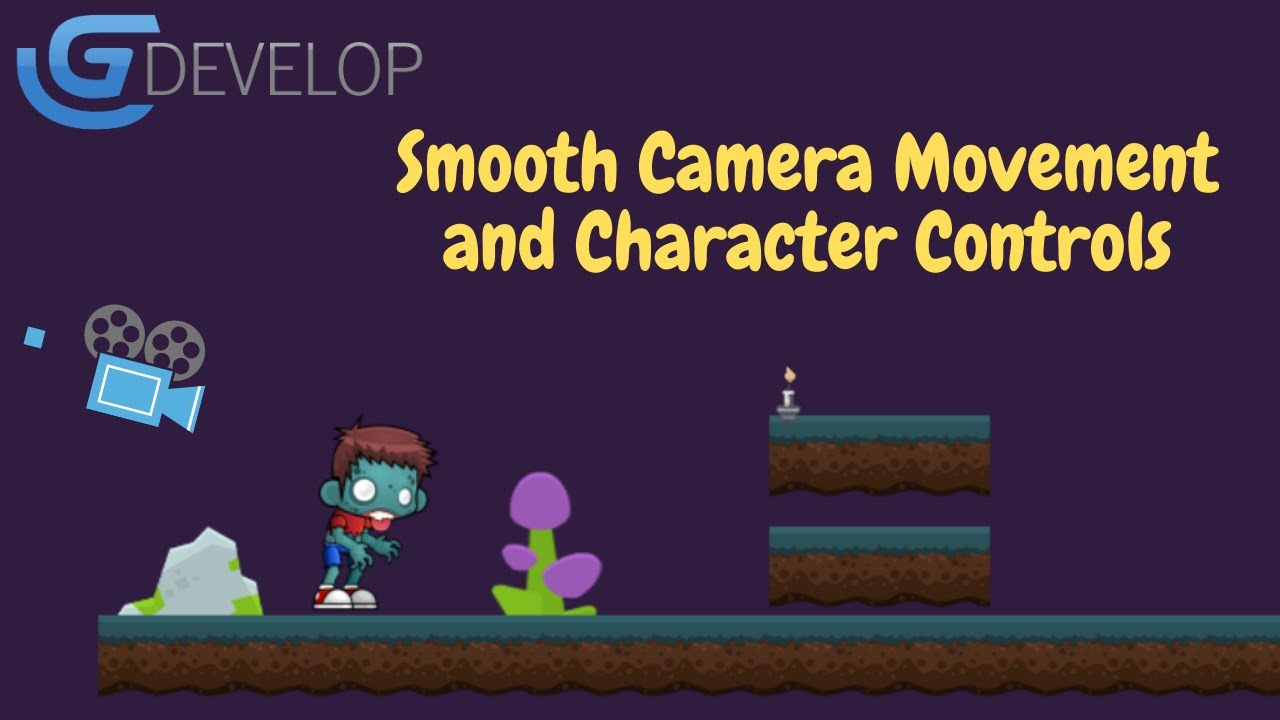 How to Character Movement and Camera Controls in Gdevelop | Tutorial