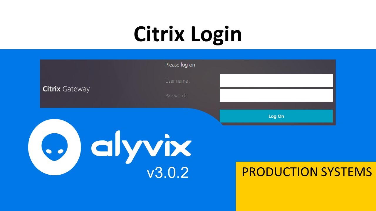 Citrix Login Monitoring | Alyvix 3.0.2 | 5m25s