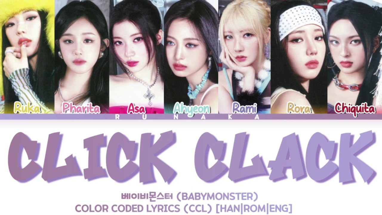BABYMONSTER ‘CLICK-CLACK’ (COLOR CODED LYRICS) CCL [ENG]