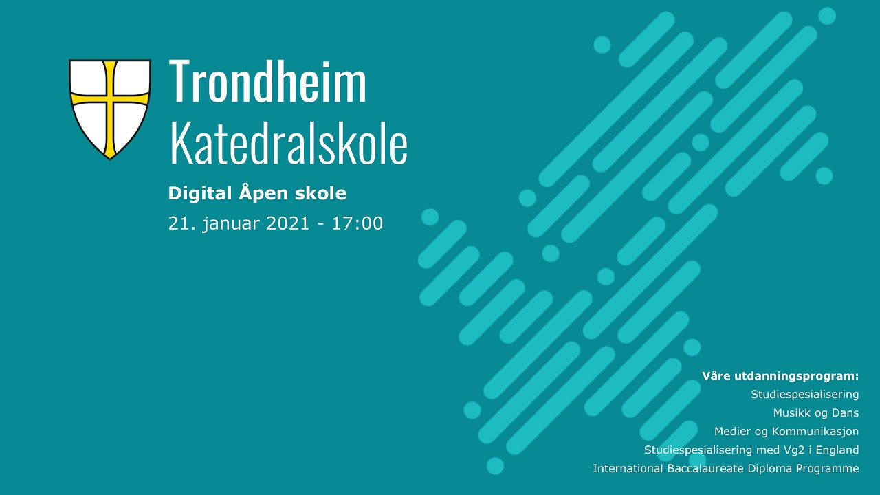 Åpen Skole - Karrieredagene på Trondheim Katedralskole 2021
