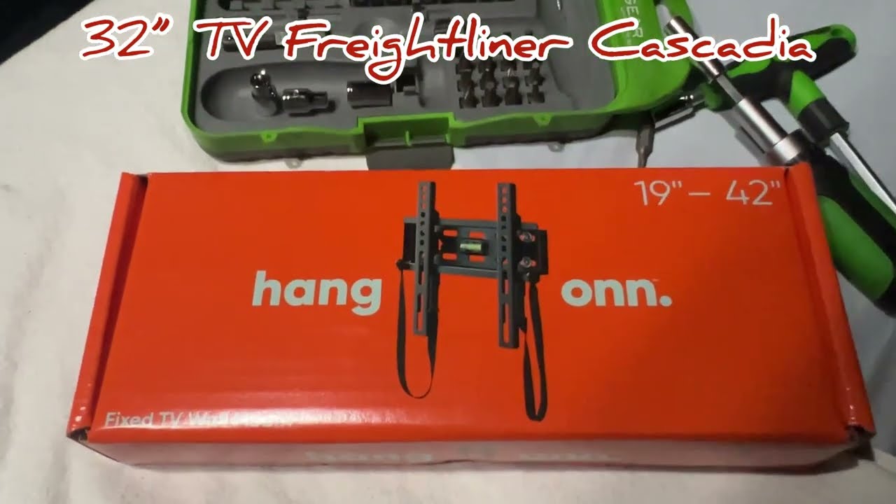 How to install 32” TV ? In a Freightliner Cascadia 2023 truck!!