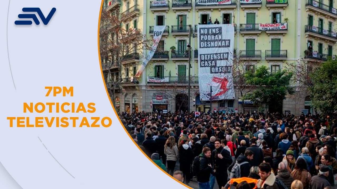 Protesta en España impide el desahucio de un vecino en la Casa Orsola de Barcelona | Televistazo