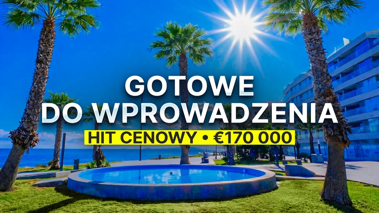 Hiszpania 🇪🇸 150 m od morza! Mieszkanie po remoncie 59 m² z patio – tylko 170 000 € | Alegría
