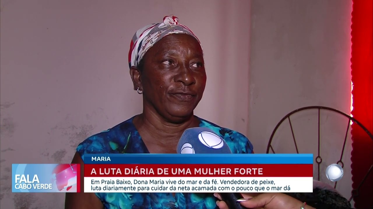 A Luta diária de uma Vendedora de peixe que cuida da neta acamada | Fala Cabo Verde