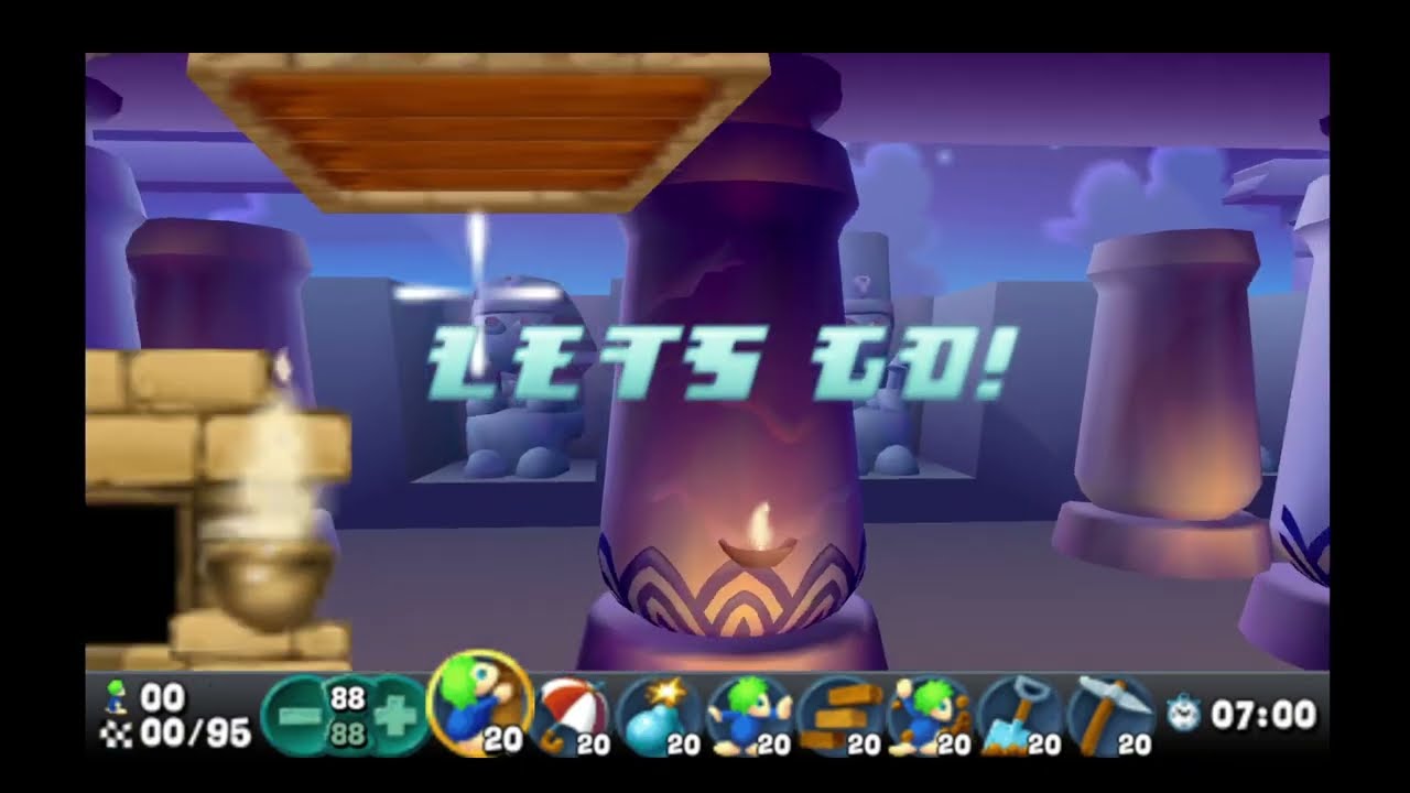 Lemmings (PSP) - Part 1 - Fun Levels 1-10