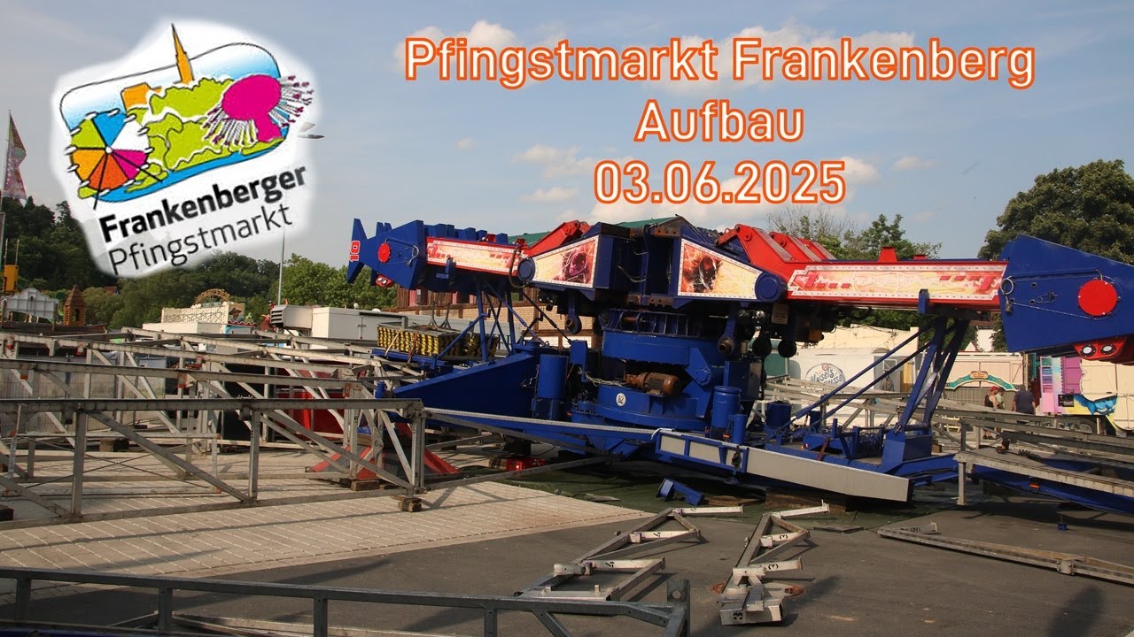 Aufbau und Impressionen I Pfingstmarkt Frankenberg I 03.06.2025