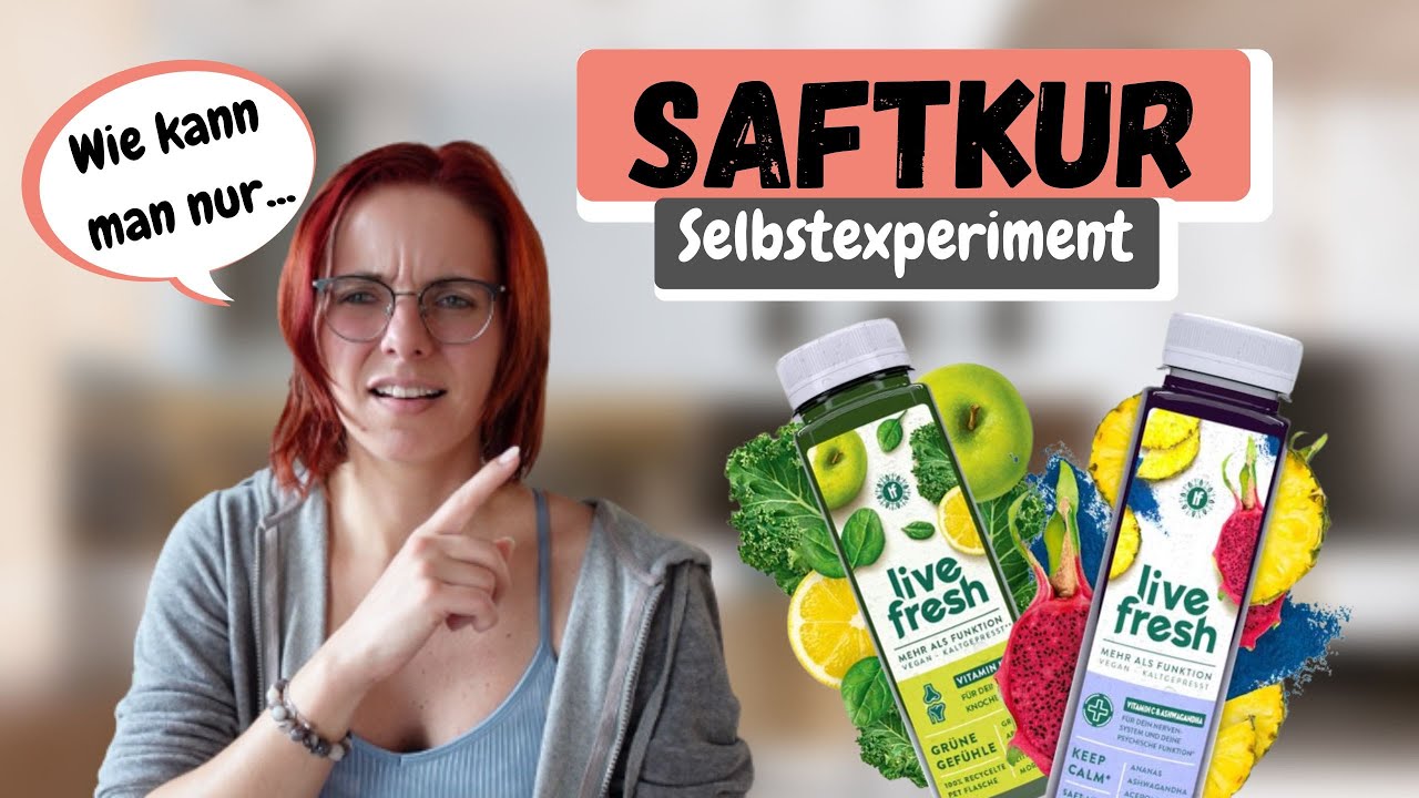 SAFTKUR Selbstexperiment | abnehmen durch Saftfasten?! | meine Erfahrung 😱
