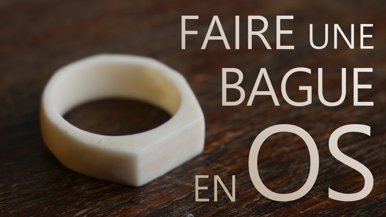 CREATION - Faire une bague en Os