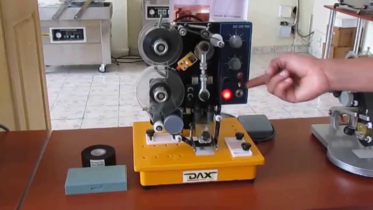 COARA : Funcionamiento de Fechador - Codificador semiautomático P600