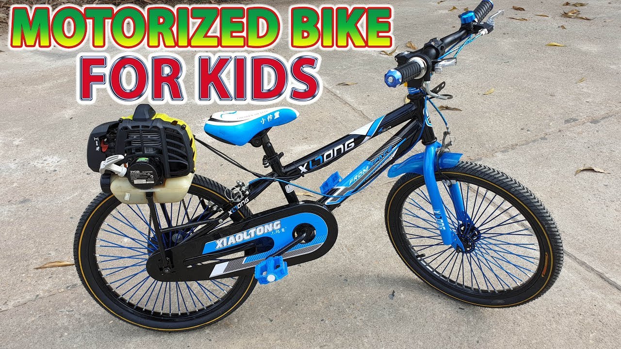 Build a Motorized Bike Using Grass Cutter 2-Stroke Engine - Tutorial
