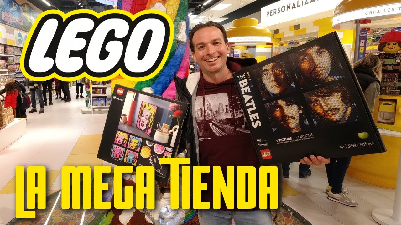 Visité la tienda de LEGO más grande de España!