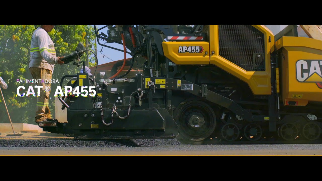 Nova Pavimentadora de Asfalto Cat® AP455