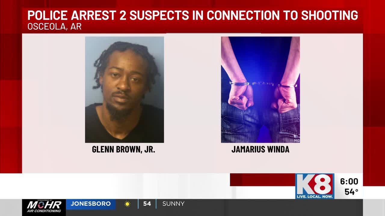 Two arrested in connection to shooting at Osceola restaurant