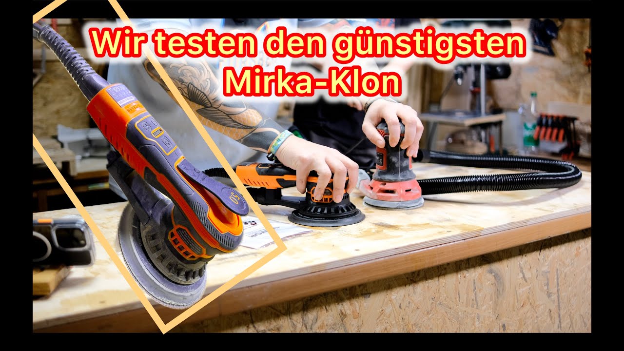 VEVOR Mirka-Klon im Test – Besser als Einhell? (Günstige Exzenterschleifer im Vergleich!)