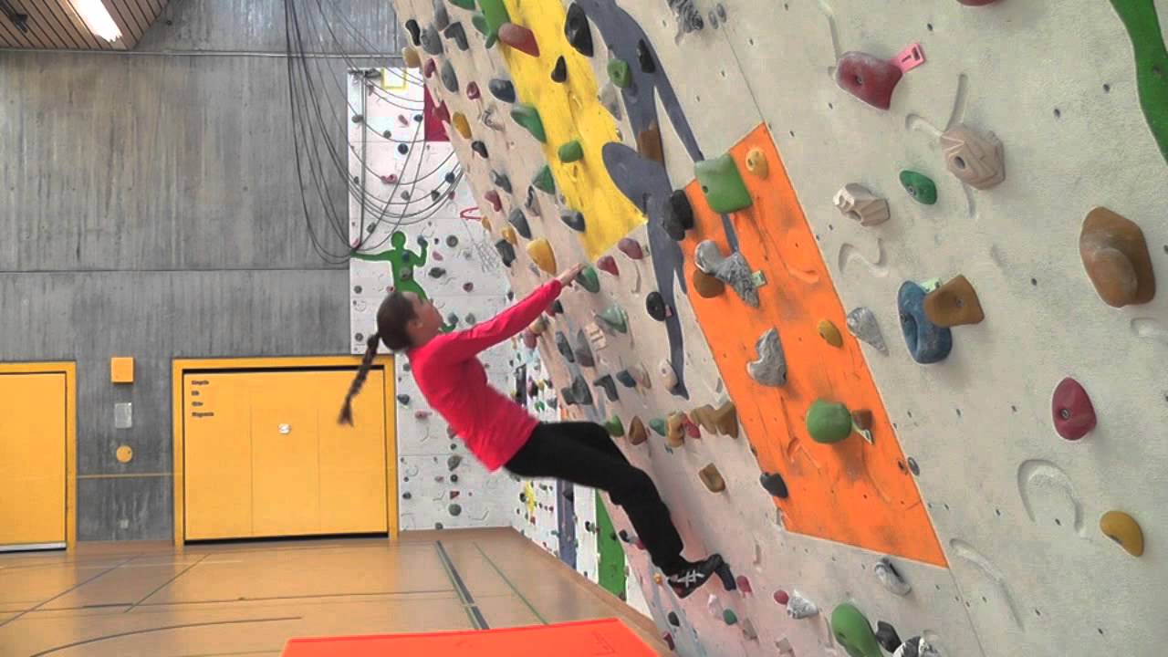 Klettern im Sportuntericht -- Technik: Welle