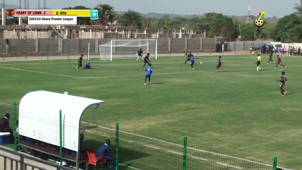 HEART OF LIONS 2 - 0 REAL TAMALE UNITED  -  GHANA PREMIER LEAGUE
