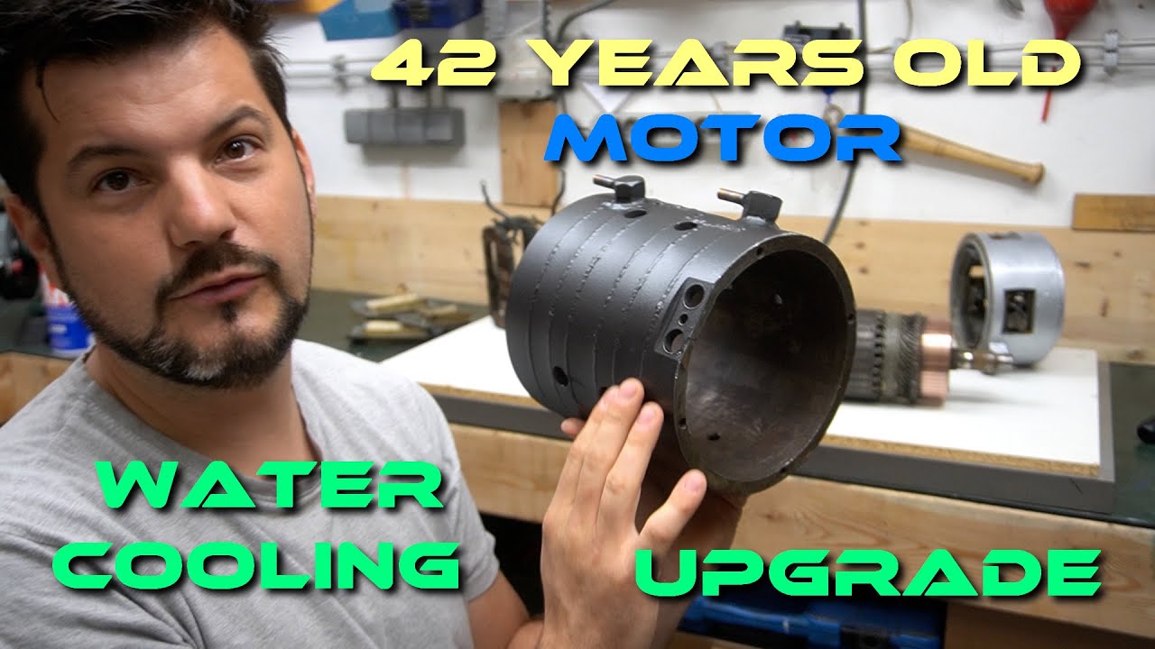 Forklift Electric Motor DIY Upgrade To Water Cooling