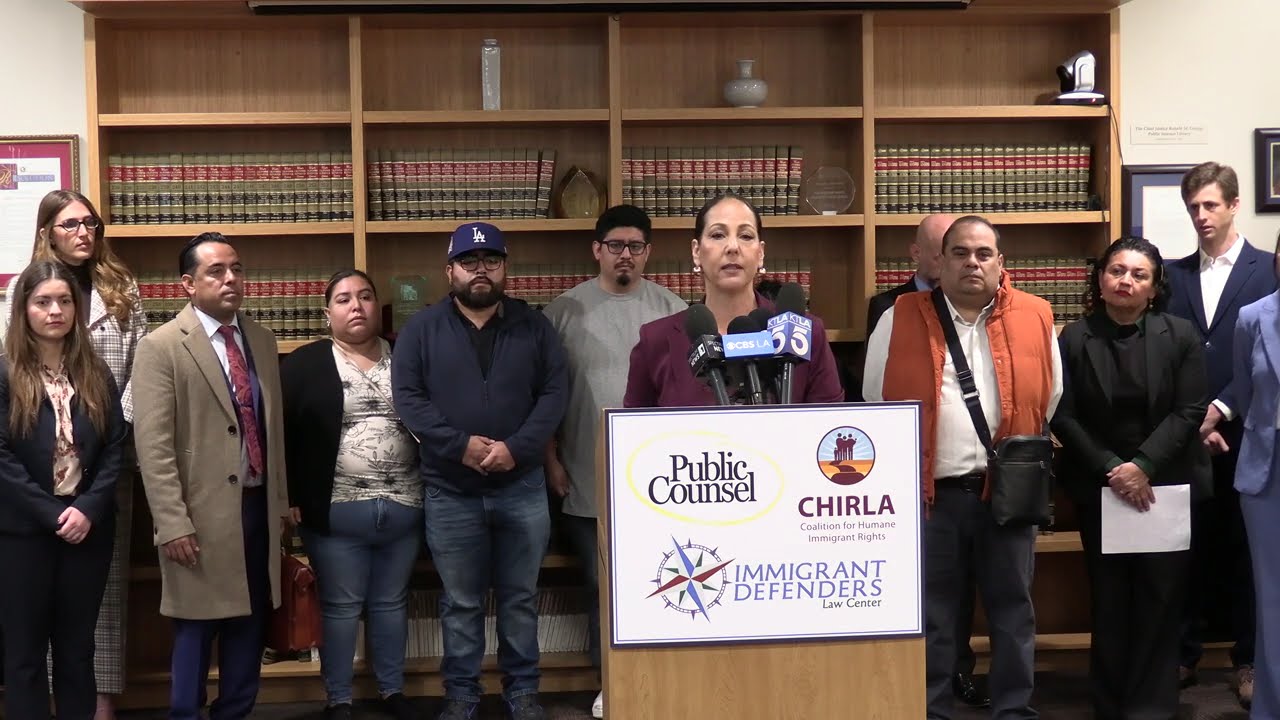 Press Conference: Federal Lawsuit Filed Over Inhumane Conditions at Adelanto ICE Processing Center